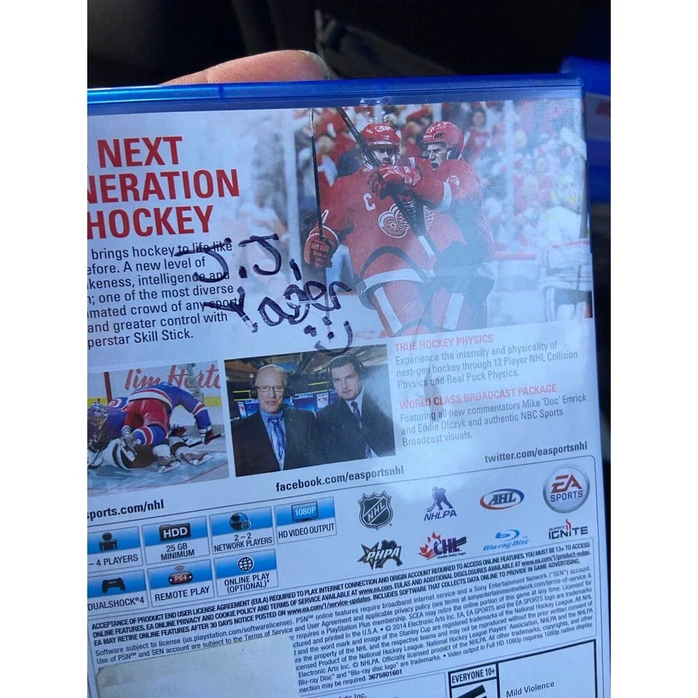 Sony Playstation/PS4 EA Sports NHL15, Rated E+10